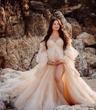 Load image into Gallery viewer, Odette gown HIRE (Beige) Local pickup only