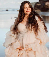 Load image into Gallery viewer, Odette gown HIRE (Beige) Local pickup only