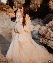 Load image into Gallery viewer, Odette gown HIRE (Beige) Local pickup only