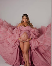 Load image into Gallery viewer, Dusty pink tulle layered dress HIRE (Local pick up)
