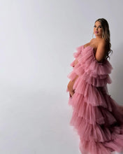Load image into Gallery viewer, Dusty pink tulle layered dress HIRE (Local pick up)
