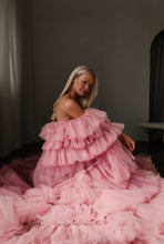 Load image into Gallery viewer, Dusty pink tulle layered dress HIRE (Local pick up)
