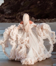 Load image into Gallery viewer, Aurora gown HIRE (cream) Local pickup only
